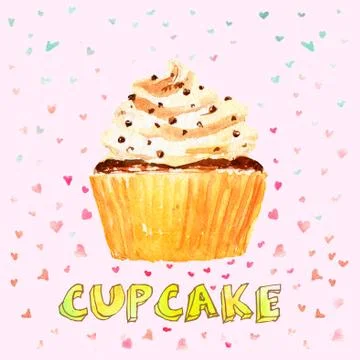 Cupcake Stock Illustration