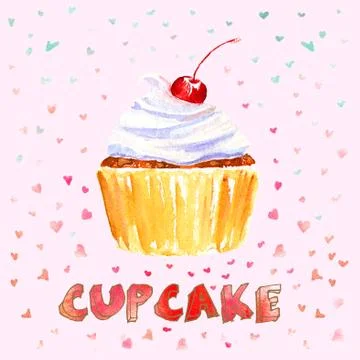 Cupcake Stock Illustration