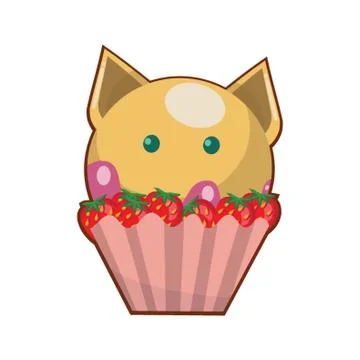 Cupcake Stock Illustration