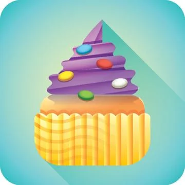 Cupcake Stock-Illustration