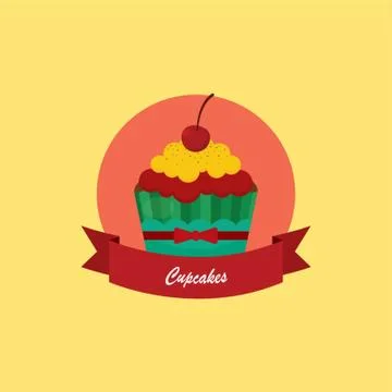Cupcake Stock-Illustration