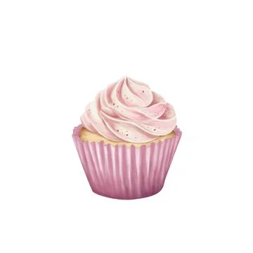 Cupcake illustration Stock Illustration