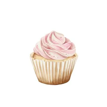 Cupcake illustration Stock Illustration