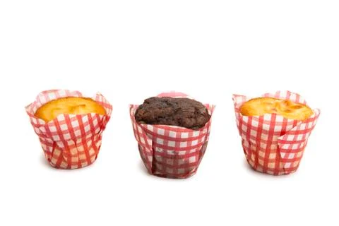 Cupcake isolated Stock Photos
