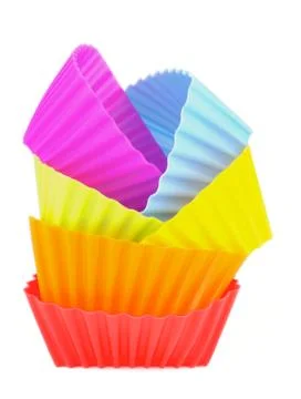 Cupcake molds Stock Photos