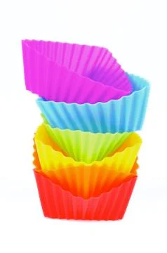 Cupcake molds Stock Photos