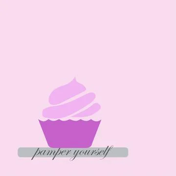 Cupcake muffin Stock Illustration