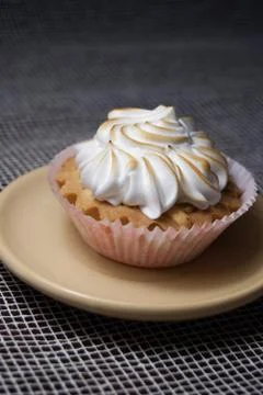 Cupcake on a plate Stock-Fotos
