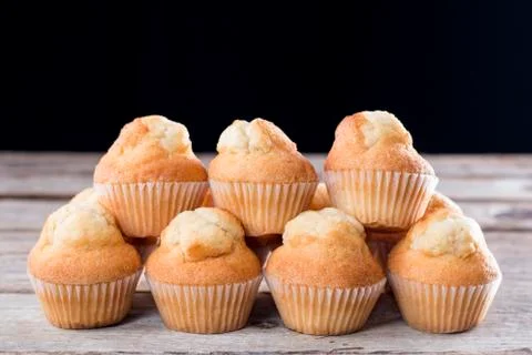 Cupcake pyramid Stock Photos