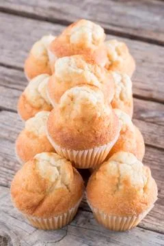 Cupcake pyramid Stock Photos