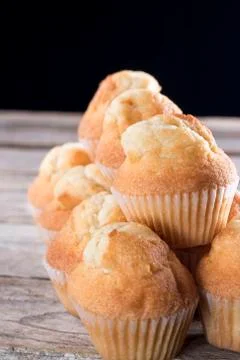 Cupcake pyramid Stock Photos