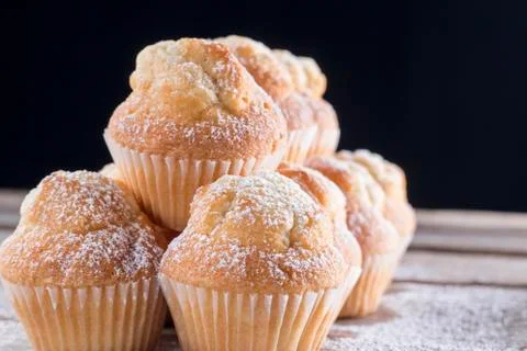 Cupcake pyramid Stock Photos