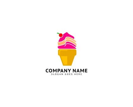 Cupcake sign icon vector illustration design template Stock Illustration