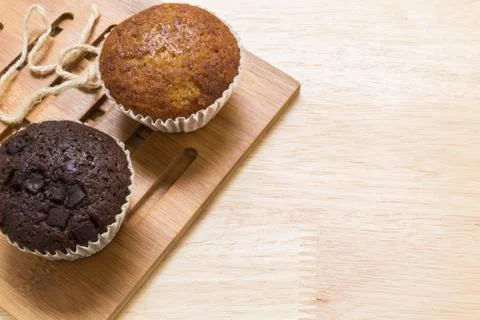 Cupcake for Tea Break / Cupcake Background Stock Photos