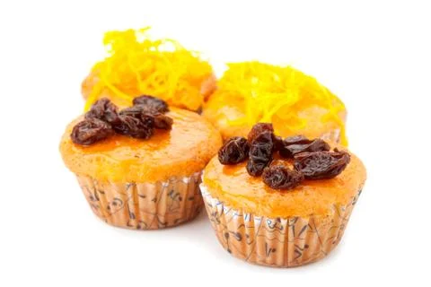 Cupcake with topping Stock-Fotos