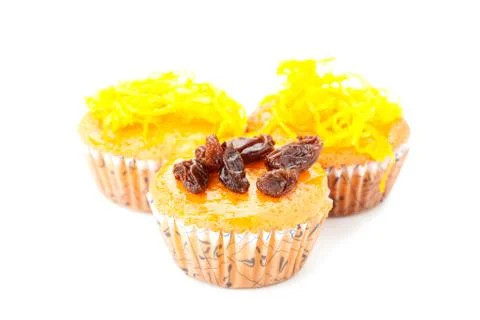 Cupcake with topping Stockfoto's