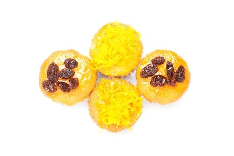 Cupcake with topping Stock Photos