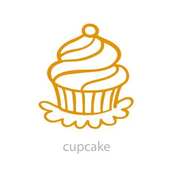 Cupcake Vector Illustration Stock Illustration
