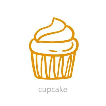 Cupcake Vector Illustration Stock Illustration