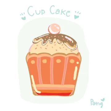 Cupcake vector illustration isolated 스톡 일러스트
