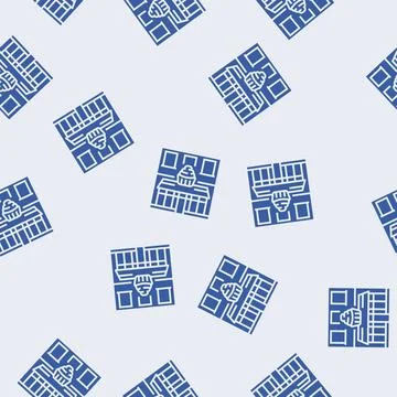 Cupcakery shop glyph seamless pattern Stock Illustration