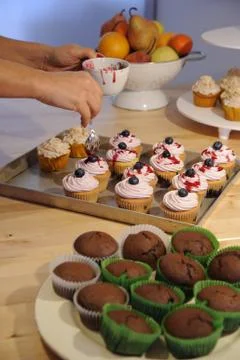 Cupcake's Decoration 写真素材