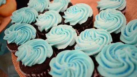 Cupcakes Drift in Stock Footage 36783512