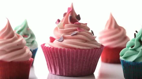 Cupcakes Stock Footage 11140079