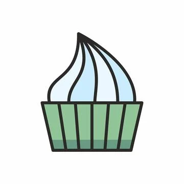 Cupcakes icon Stock Illustration