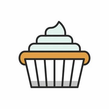 Cupcakes icon Stock Illustration