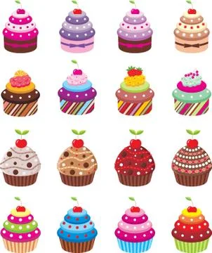 Cupcakes Stock Illustration