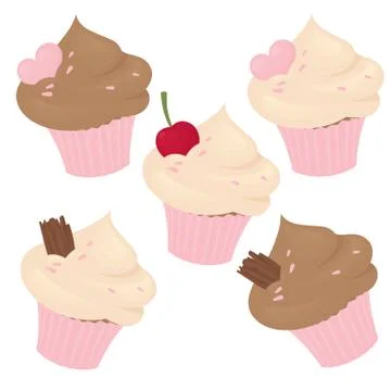 Cupcakes Stock Illustration