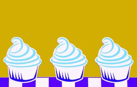 Cupcakes Stock Illustration