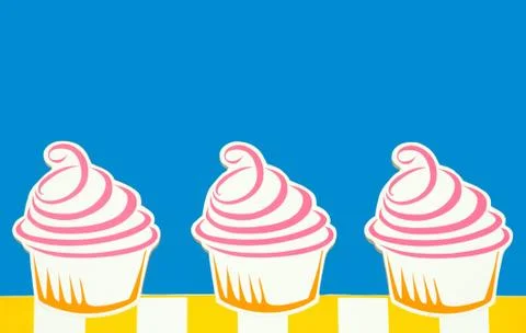 Cupcakes Stock Illustration