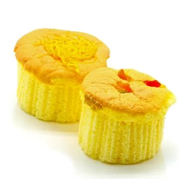 Cupcakes isolated Stock Photos