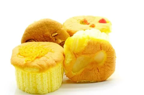 Cupcakes isolated Stock Photos