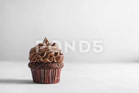 Cupcakes or muffins Stock Photos