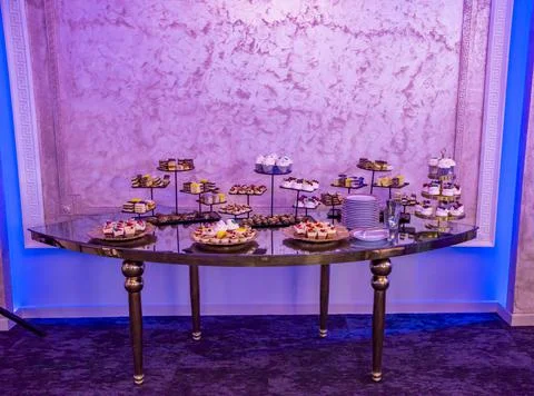 Cupcakes on a table Stock Photos