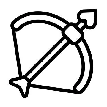 Cupid Arrow Vector Icon Design Illustration Stock Illustration