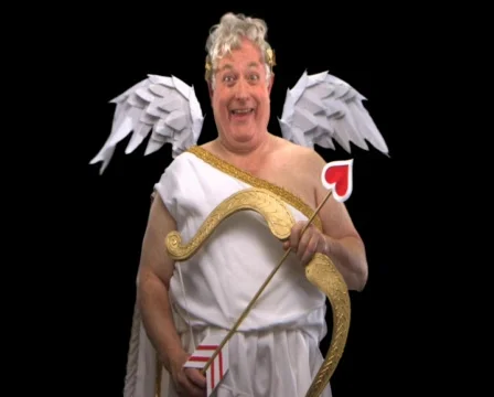 Cupid making faces Stock Footage 754285