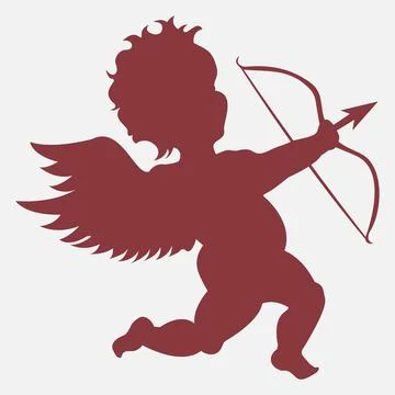 Cupid vector icon isolated Stock Illustration