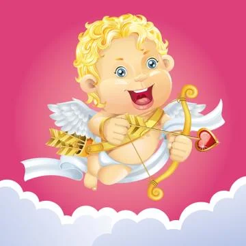 Cupid. Vector Illustrations. Stock Illustration