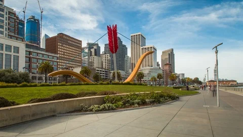 Cupids Span Hyperlapse, San Francisco Stock Footage 104289813