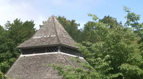 Cupola on a gazebo (2 of 2) Video stock 10569896