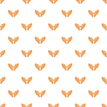 Cupped hands pattern representing care and support Stock Illustration