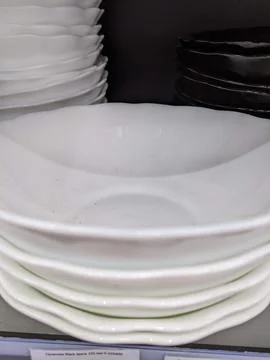 Cups and plates Stock Photos