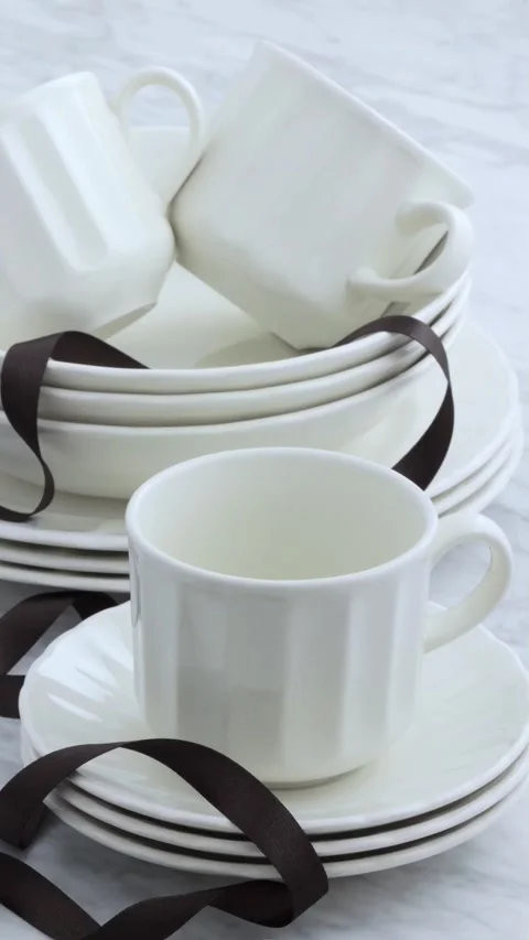 Cups and Ribbons Stock Footage 151773578