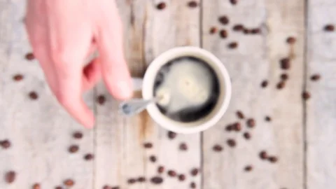 Cups with a coffee. Stock Footage 87563365