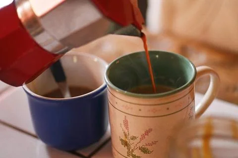 Cups of coffee Stock Photos