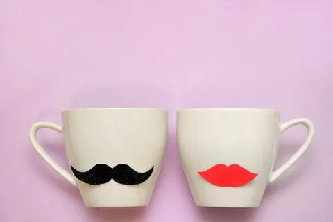 Cups of fresh  coffee Free Stock Photos